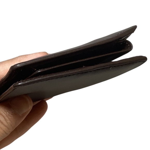 Polo Ralph Lauren Brown Leather Bi Fold Passcase Wallet Men New Open Box - Picture 16 of 16